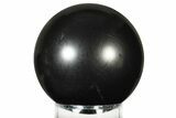 2" Polished, Shungite Sphere With Stand - Photo 3